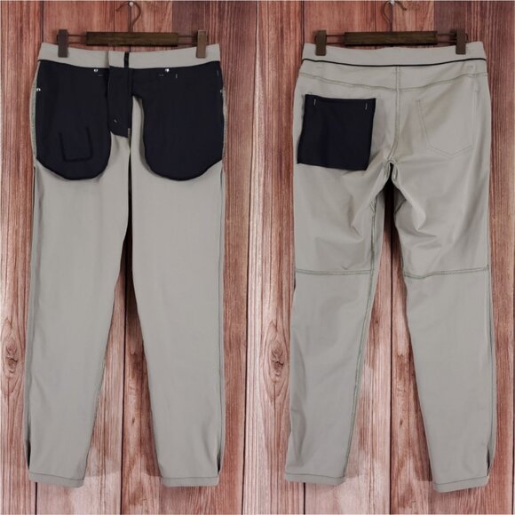 Lululemon Mens Size 30X31 ABC Pants Slim Warpstreme Tan M5704S - Picture 2 of 9